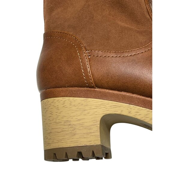 Universal Threads Womens Brown Retro Style Heels - Clog Boots - Size 8.5 - Picture 8 of 12